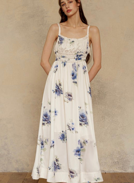 Delicate Rose Maxi Dress