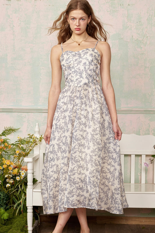 Tea Time Midi Dress (Size S)