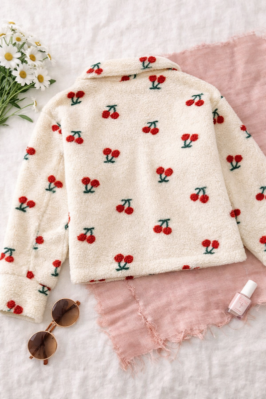 Sherpa cherries jacket