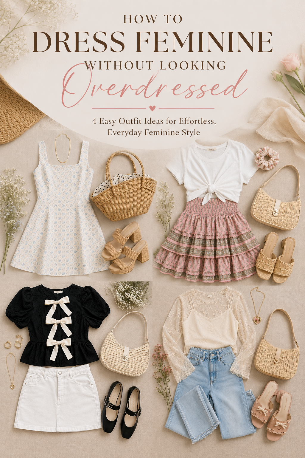 How to Dress Feminine Without Looking Overdressed