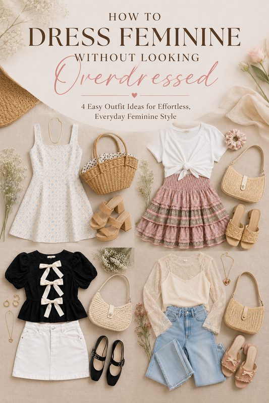 How to Dress Feminine Without Looking Overdressed